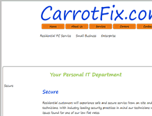 Tablet Screenshot of carrotfix.com